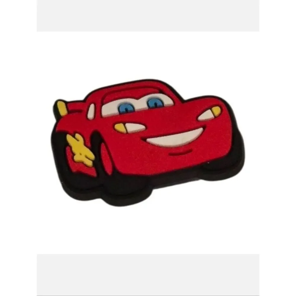 Lightning McQueen Croc Charm Disney Cars Red Race Car Jibbitz Style Kids Cartoon